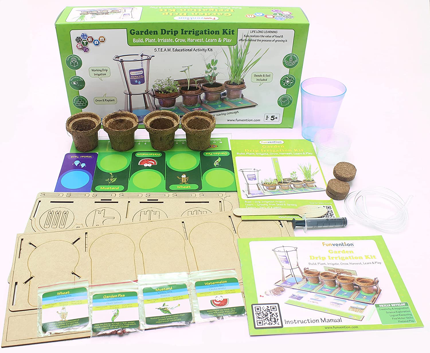 Funvention Garden Drip Irrigation Kit DIY Science Educational Toy