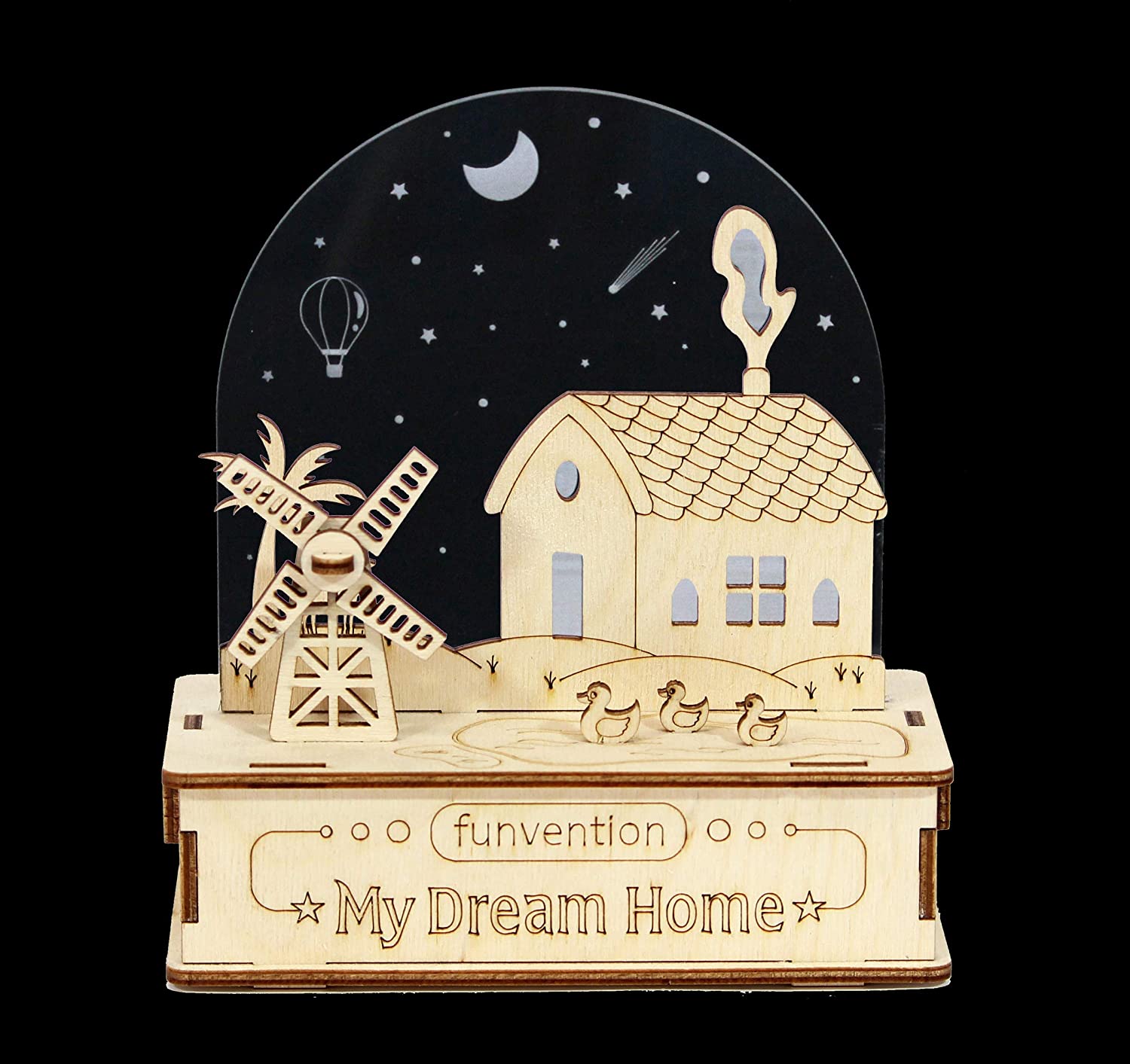 Funvention My Dream Home Build Holographic Lamp DIY Science Educational Toy