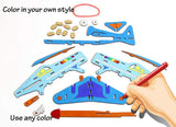 Funvention Shooter Plane DIY Science Educational Toy
