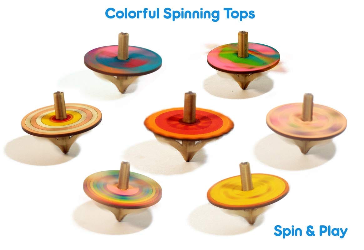 Funvention Spinning Toys Solar System Set of 7 DIY