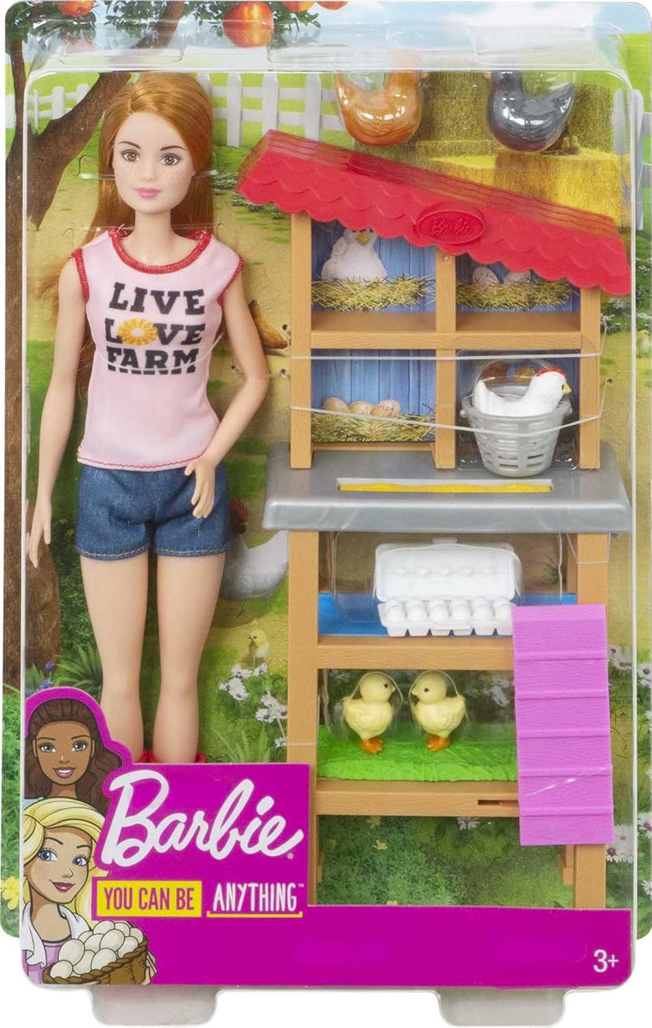 Barbie Chicken Farmer Doll & Playset