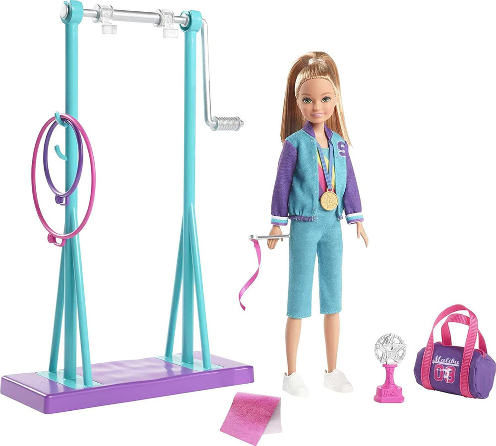 Barbie Team Stacie Doll And Gymnastics Playset