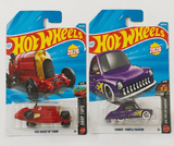 Hot Wheels Fiat Beast of Turin and Tooned Purple Passion
