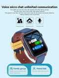 Spiky GNOME 4g Video & Voice Calling Smartwatch Blue