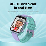 Spiky GNOME 4g Video & Voice Calling Smartwatch Purple