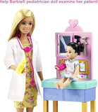 Barbie Career Art Teacher Playset With Blonde Doll, Toddler Doll And Toy Art Pieces