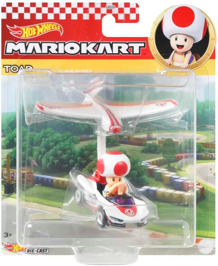 Hot Wheels MarioKart - Toad Plane Glider