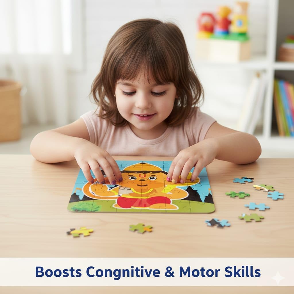 Modi Toys Baby Hanuman 2 in 1 Puzzle Set