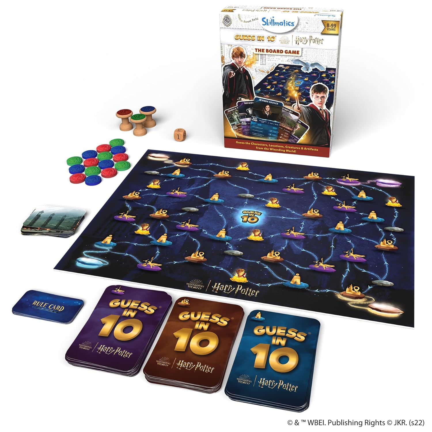 Skillmatics Guess in 10: Harry Potter Board Game Trivia game