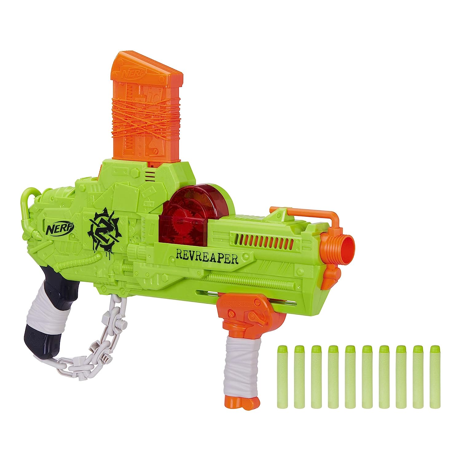 Hasbro NERF Zombie Strike Revreaper & Elite 2.0 50-Dart Refill Pack