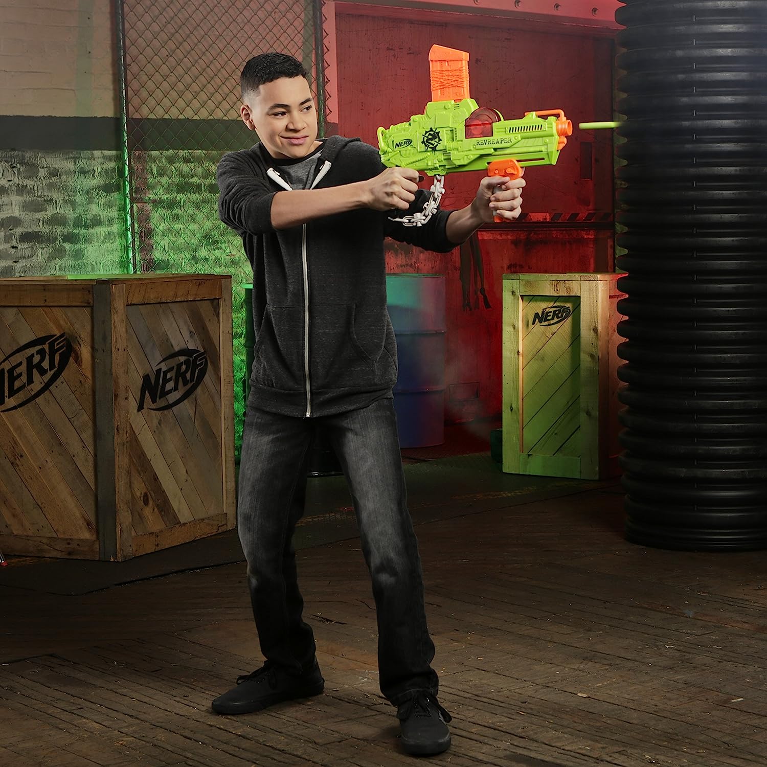 Hasbro NERF Zombie Strike Revreaper & Elite 2.0 50-Dart Refill Pack