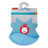 Fisher Price Ultra Care Easy Clean Silicon Baby Bib Blue