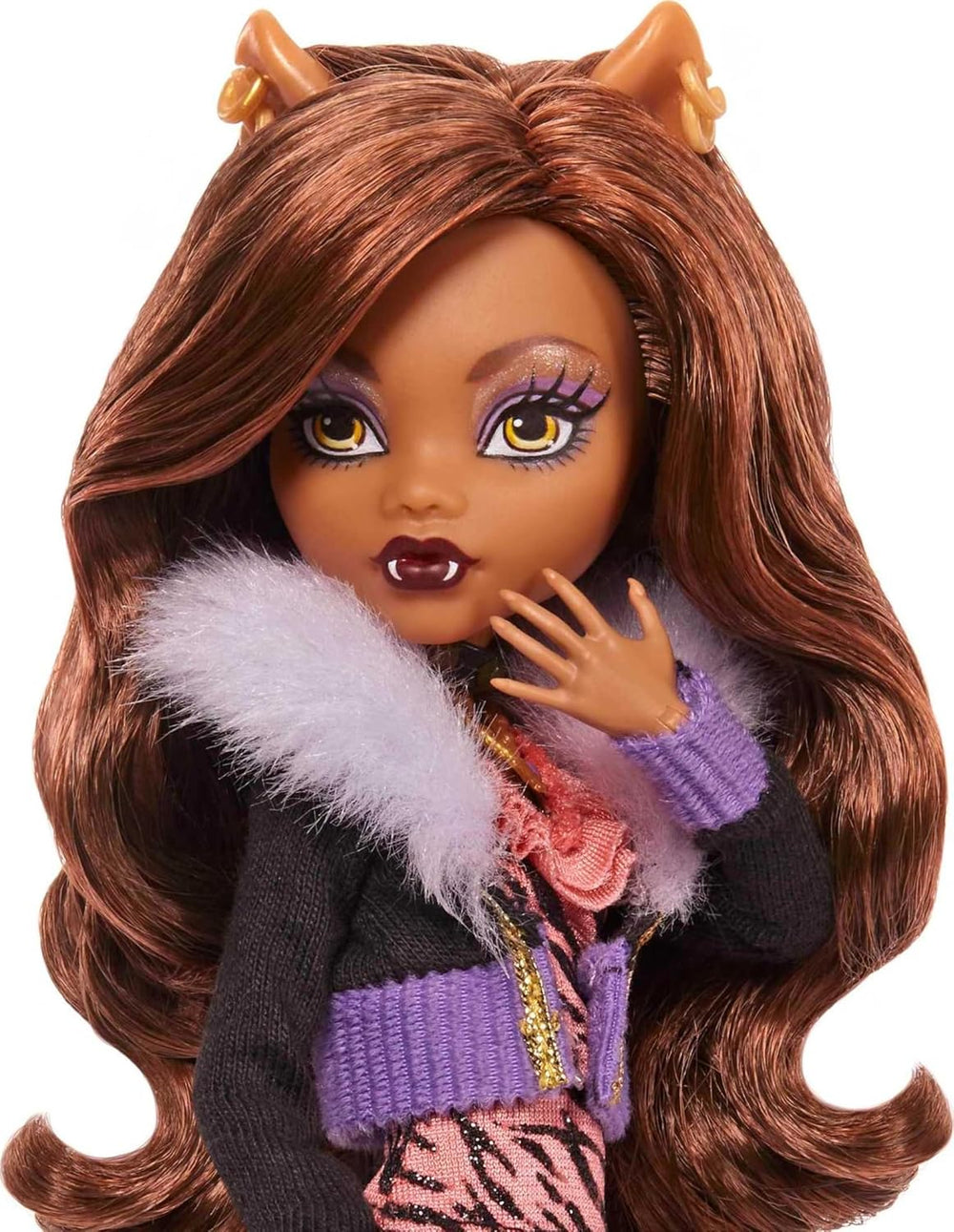 Monster High Clawdeen Wolf Reproduction Doll With Doll Stand & Accessories