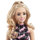 Barbie Mattel Fashionistas Doll Curvy Body With Wavy Blond Hair Girl Power