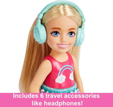 Barbie Doll and Accessories, 65th Anniversary Commemorative Doll with Blonde Hair, Pink and White Striped Dress with Matching Heels
