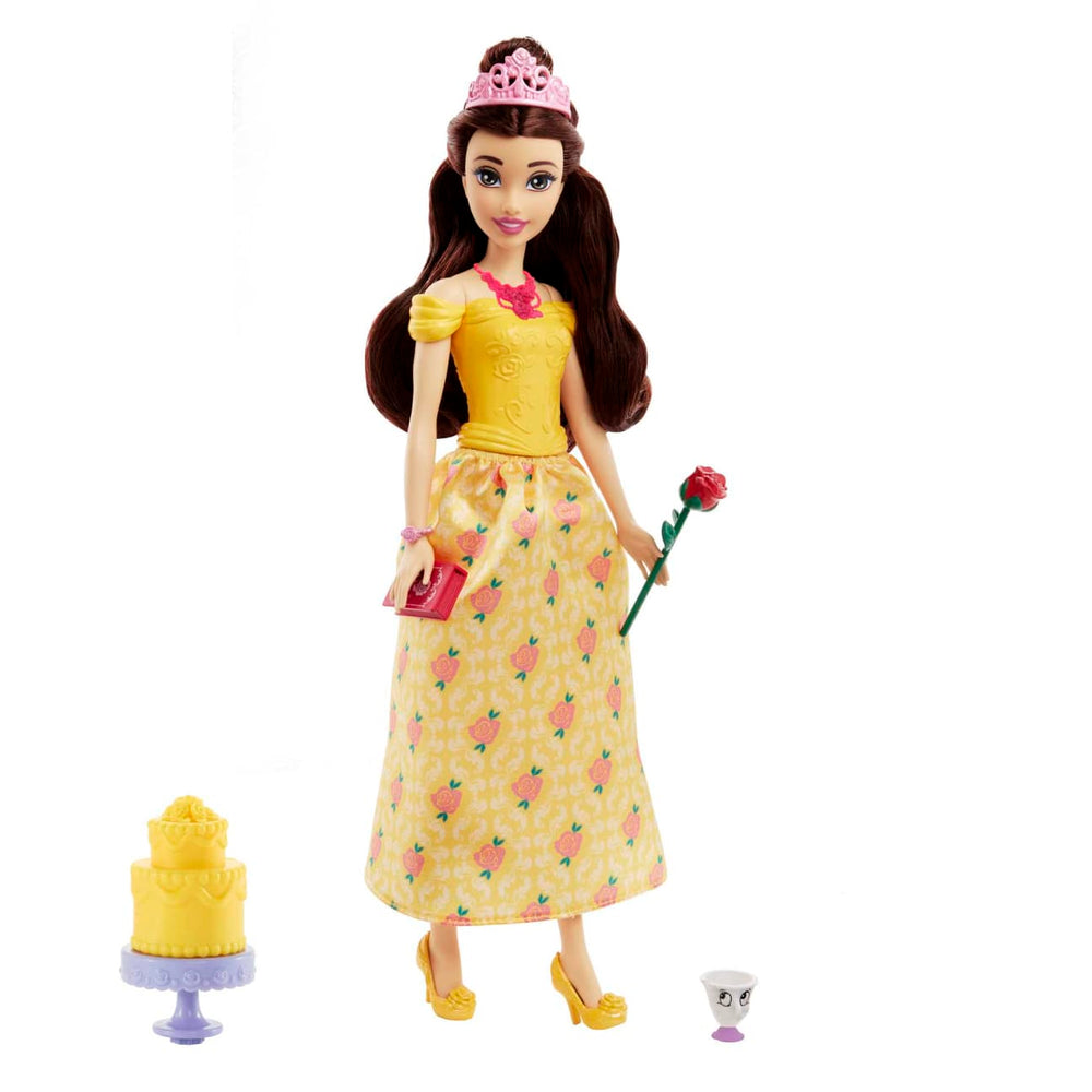 Disney Princess Belle Fashion Doll, Friend and Accessories