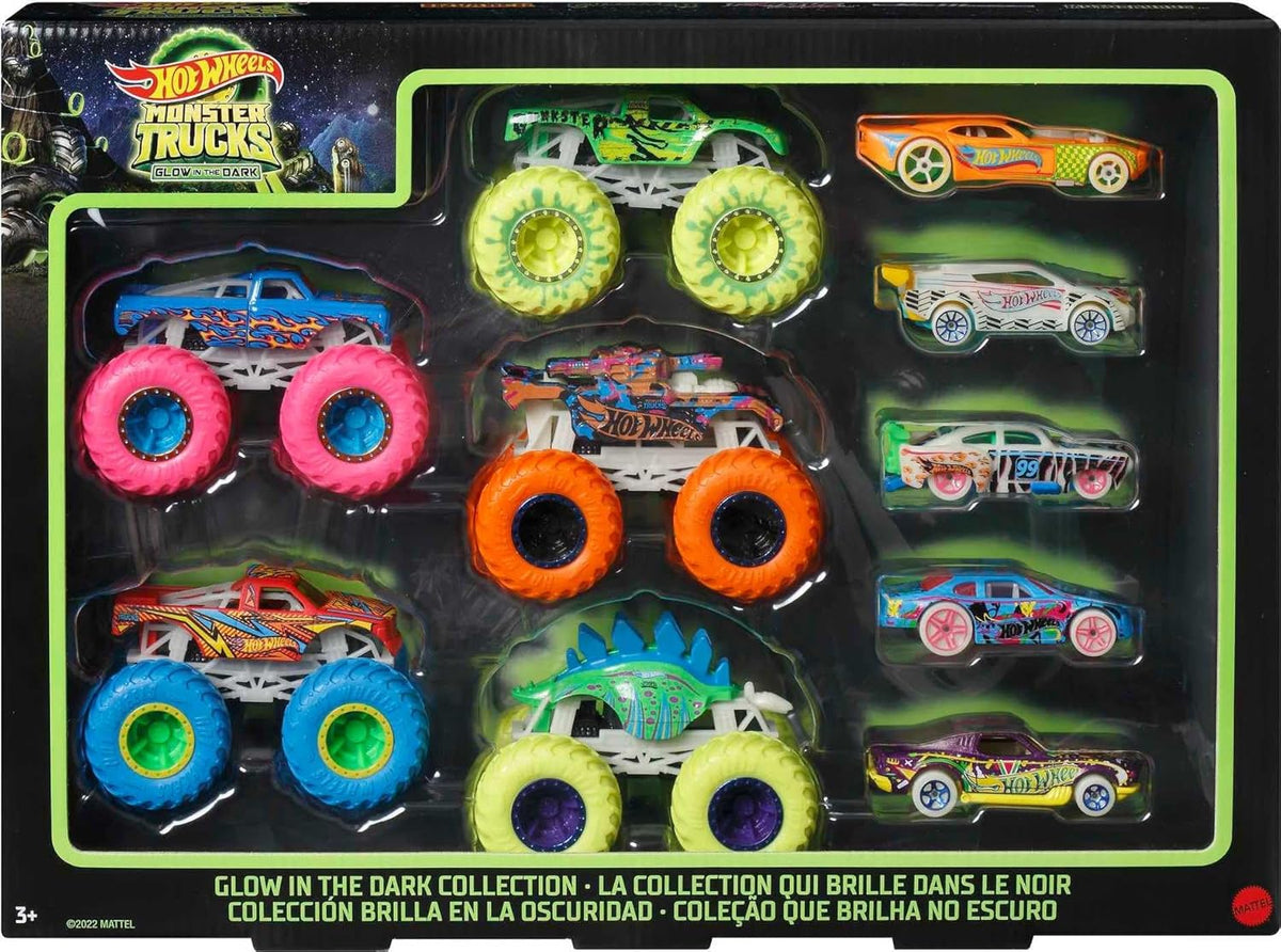 Hot Wheels Monster Trucks - Glow in the Dark Collection