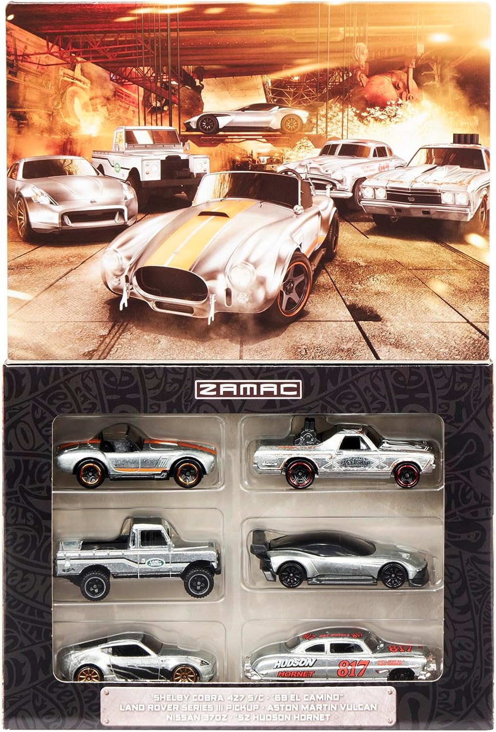 Hot Wheels Zamac 6 Cars Set