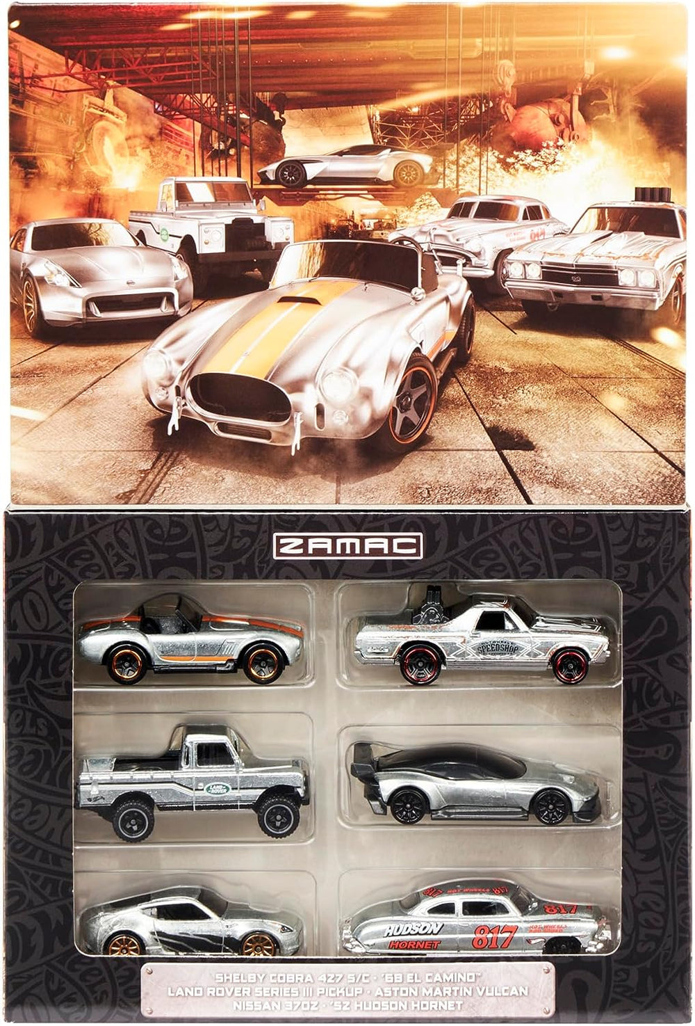 Hot Wheels Zamac 6 Cars Set
