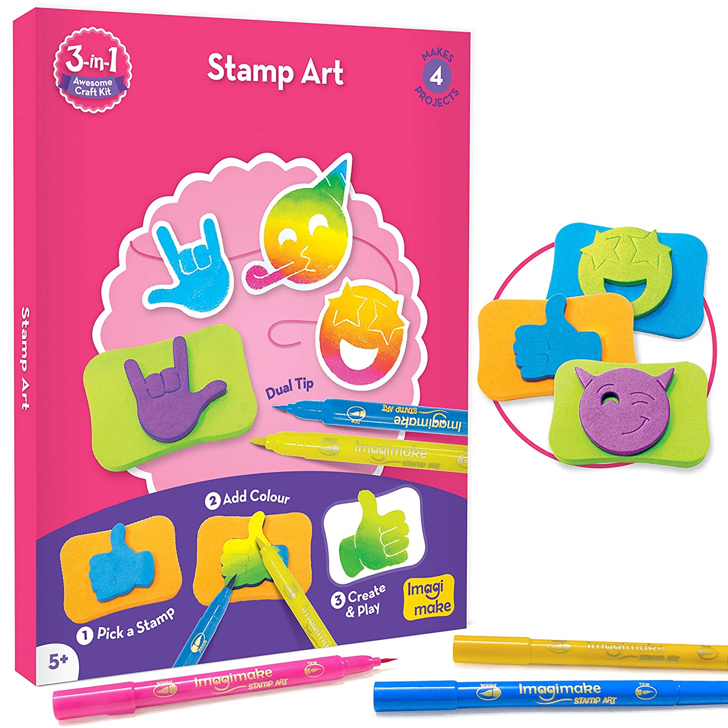 Imagimake 3 in 1 Awesome Craft Kit