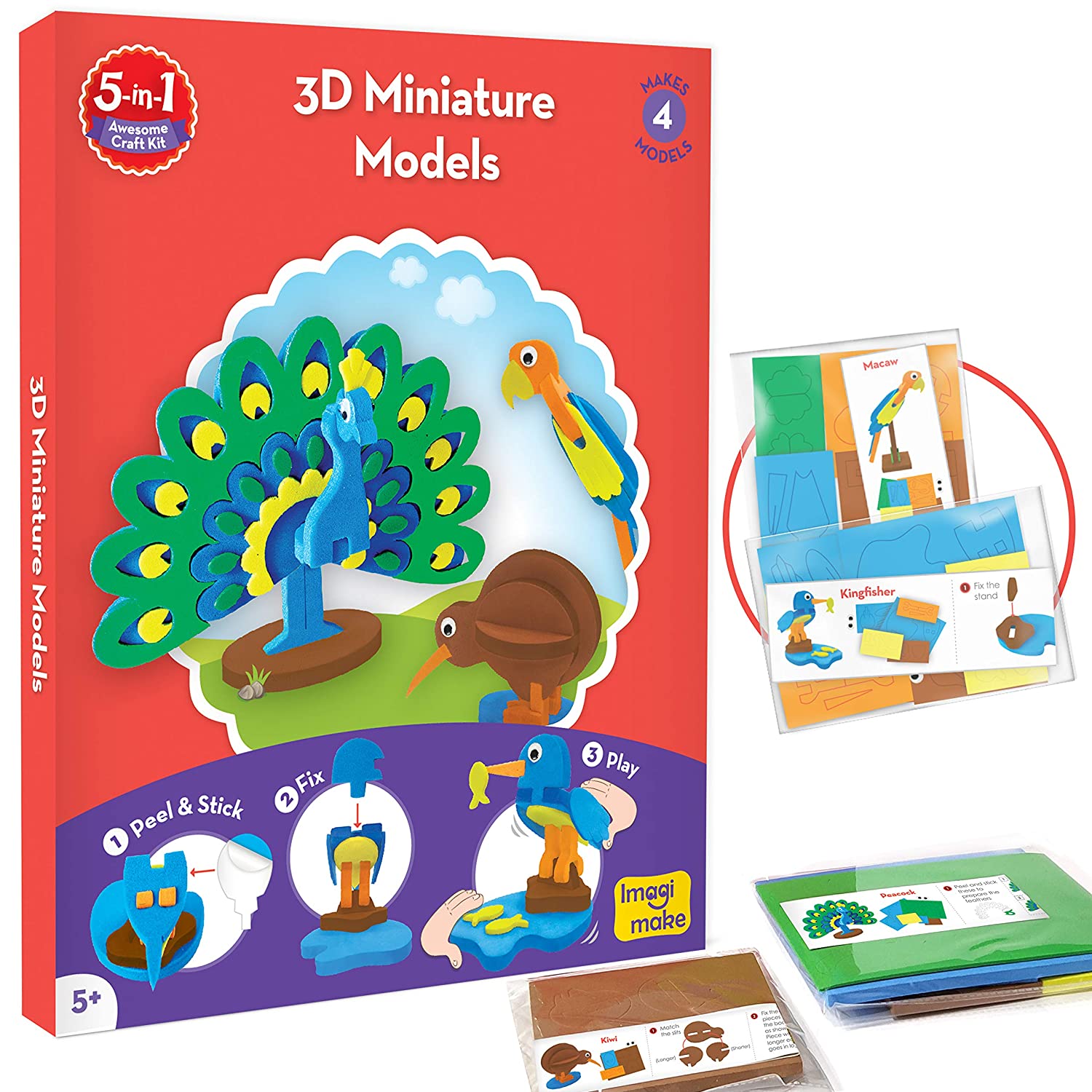Imagimake 5 in 1 Awesome Craft Kit