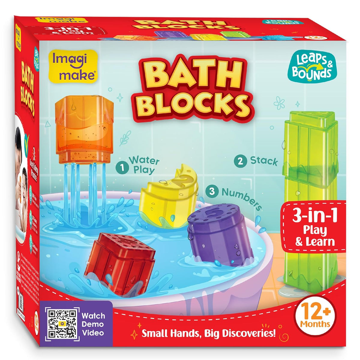 Imagimake Leaps & Bounds - Bath Blocks