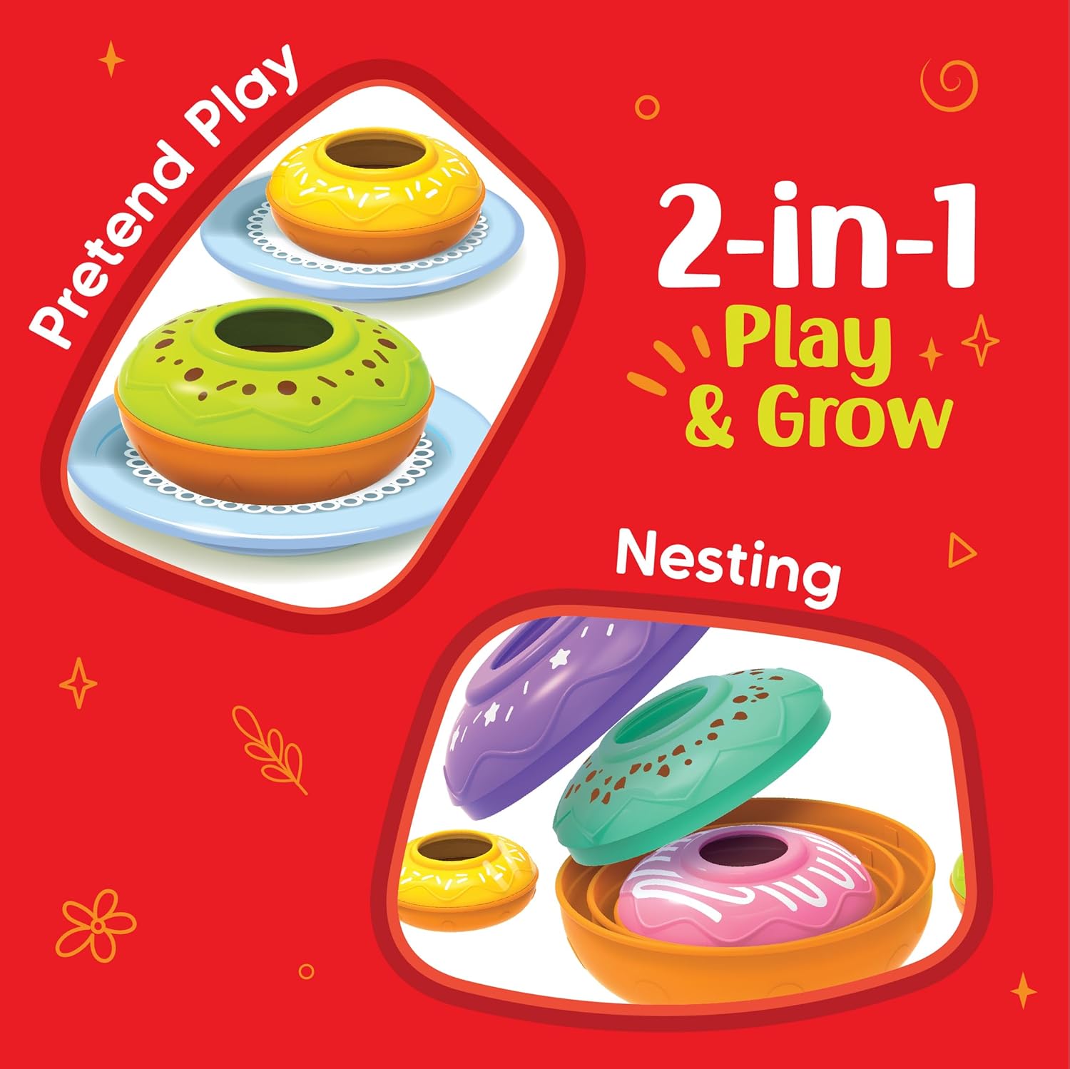 Imagimake Leaps & Bounds - Nesting Doughnuts
