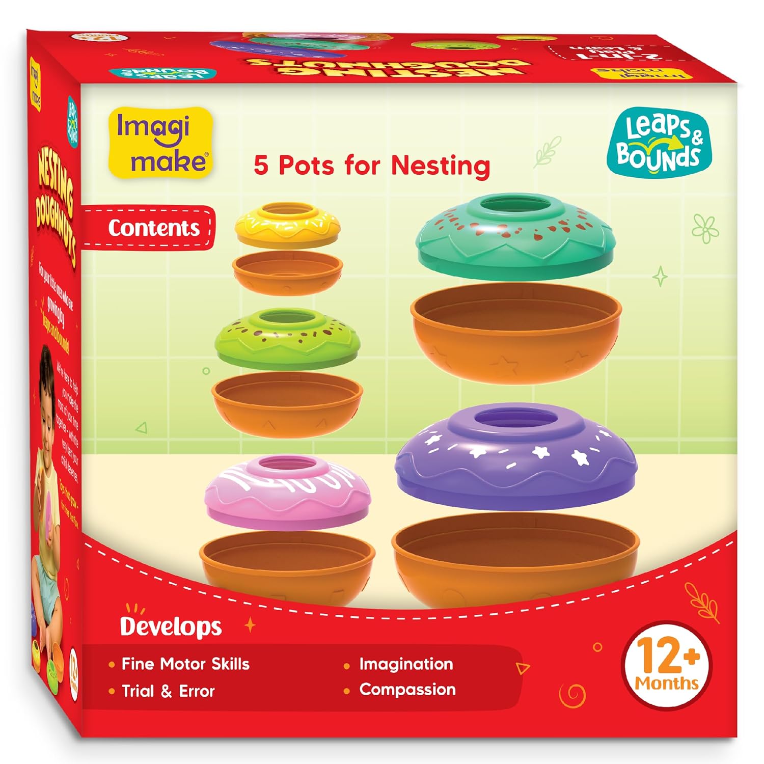 Imagimake Leaps & Bounds - Nesting Doughnuts