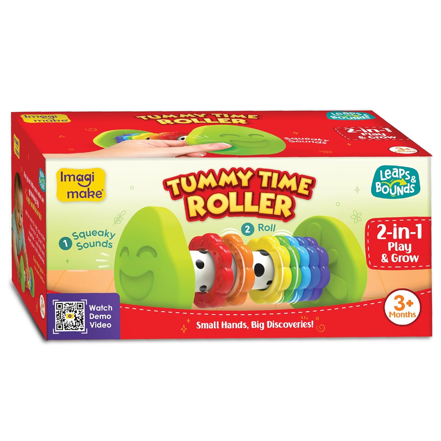 Imagimake Leaps & Bounds - Tummy Time Roller