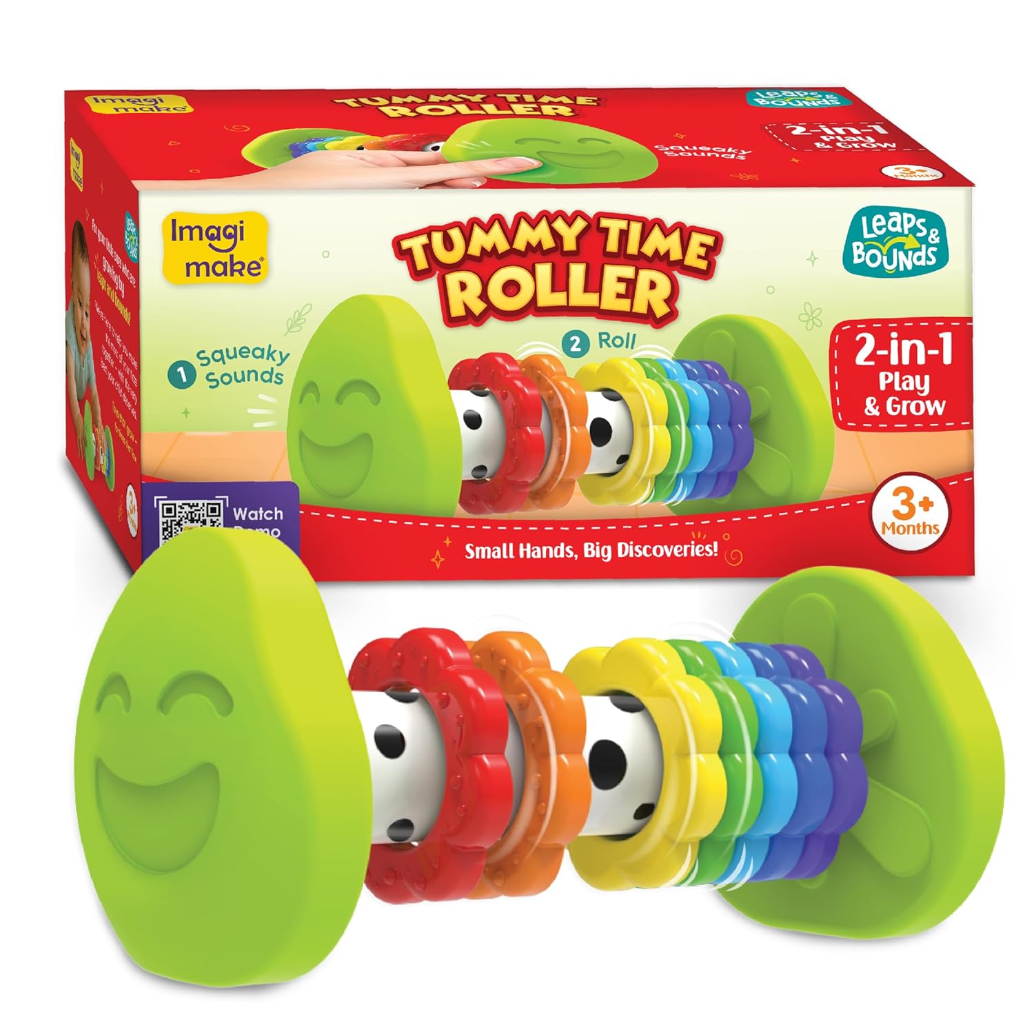 Imagimake Leaps & Bounds - Tummy Time Roller