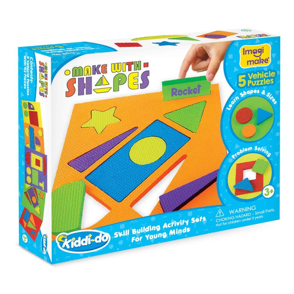 Imagimake Make With Shapes Vehicle Theme