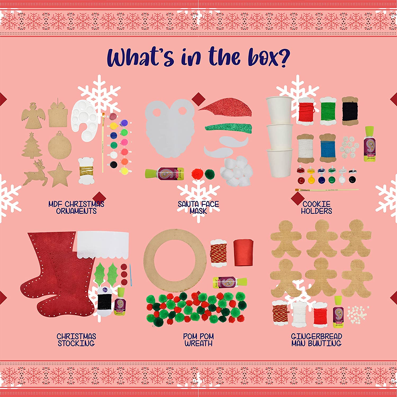 Kalakaram Christmas Cheer Craft Activity Box