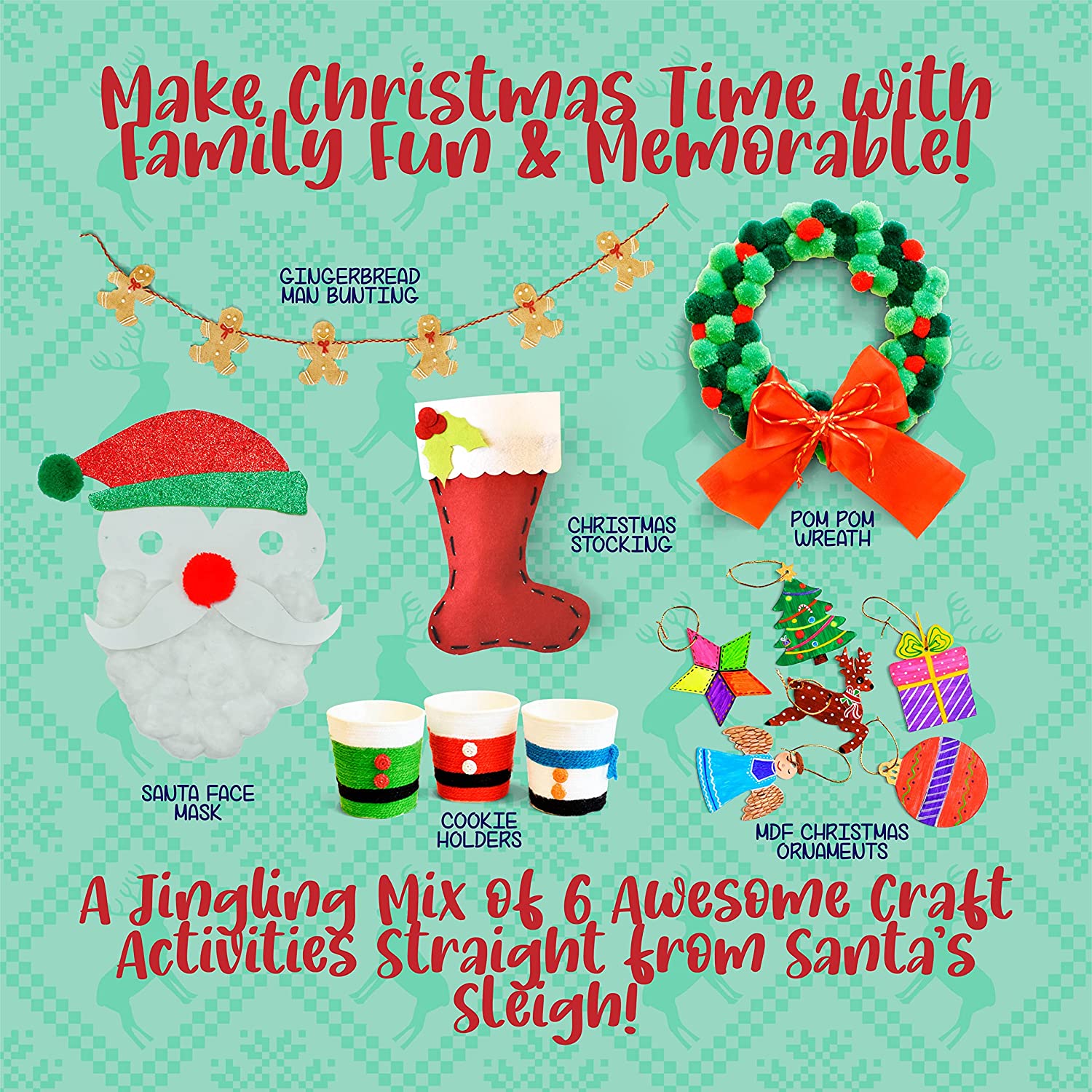 Kalakaram Christmas Cheer Craft Activity Box