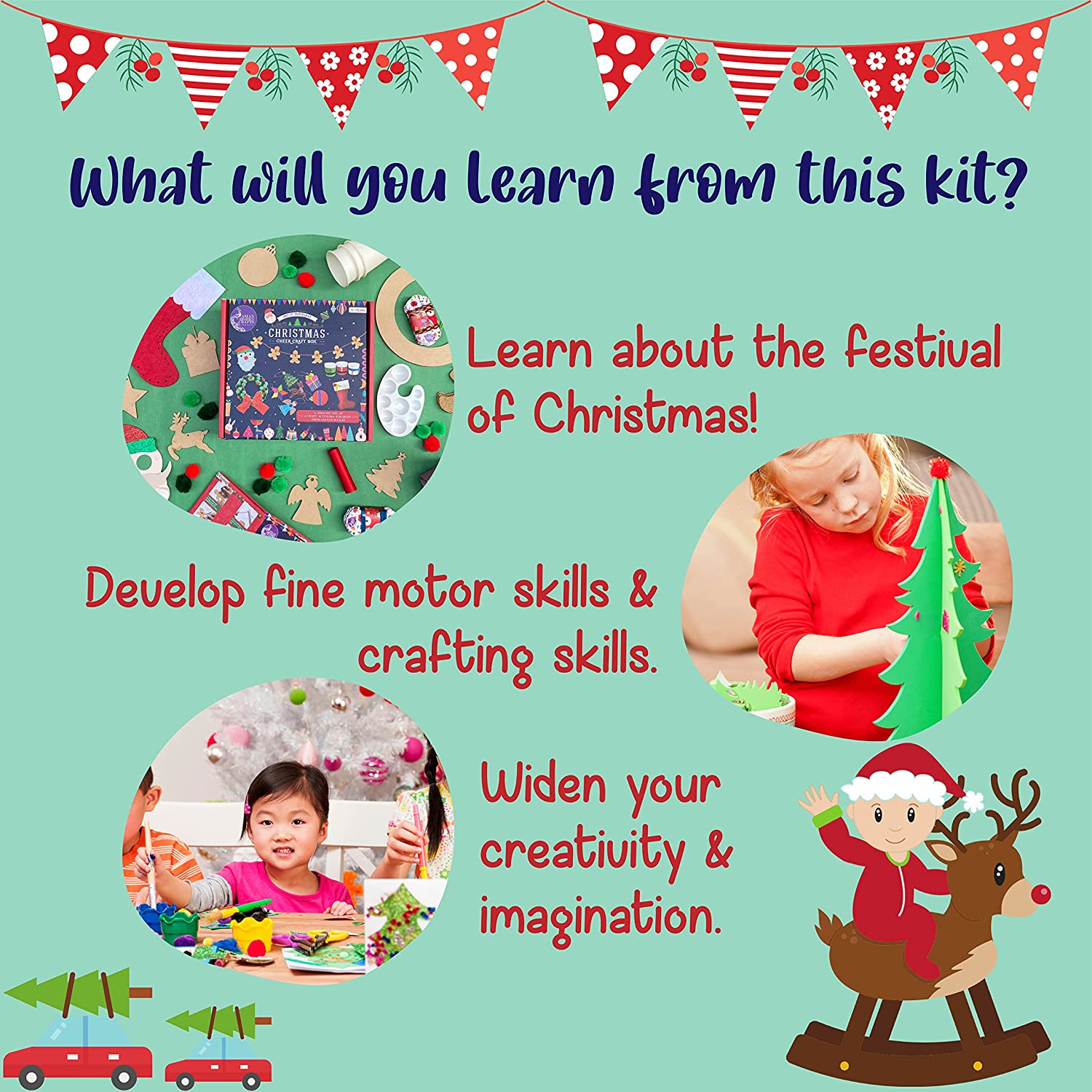 Kalakaram Christmas Cheer Craft Activity Box