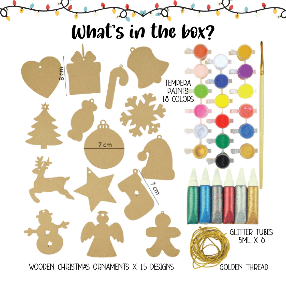 Kalakaram Christmas Ornaments Painting Kit