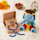 Krishna Rakhi Hamper - Modi Toys Mantra Singing Krishna With Krishna Rakhi