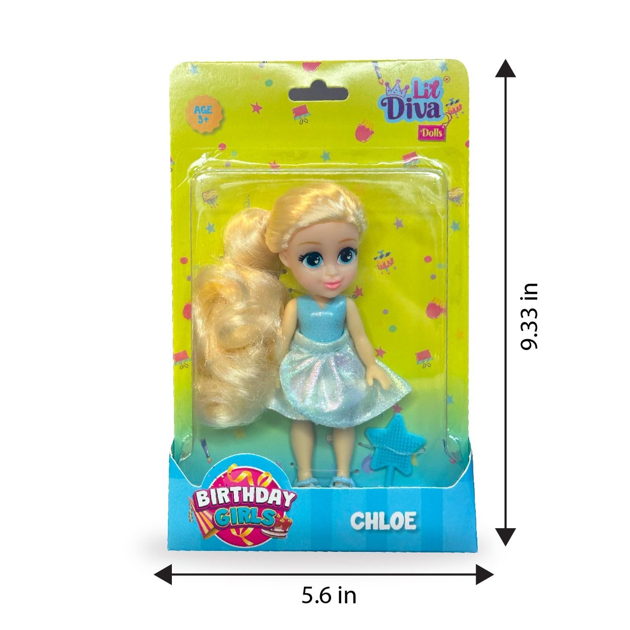 Li'l Diva Birthday Girl Chloe 6 Inch Doll