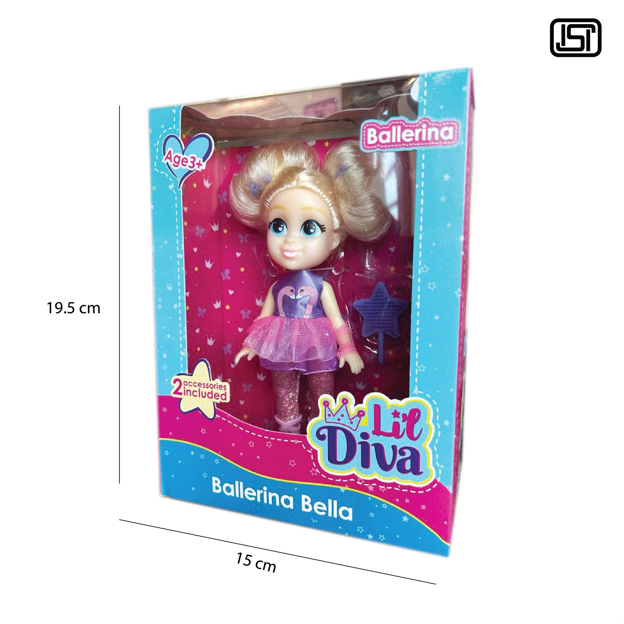 Lil Diva Doll - Ballerina Bella 6 inch