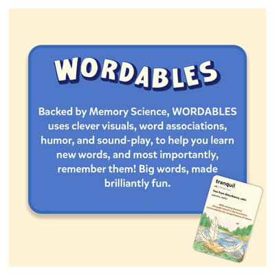Skillmatics Wordables: Level 1 | Vocabulary Flash Cards