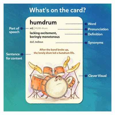Skillmatics Wordables: Level 2 | Vocabulary Flash Cards