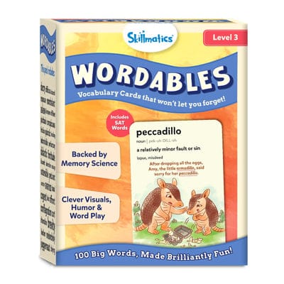 Skillmatics Wordables: Level 3 | Vocabulary Flash Cards for SAT Prep