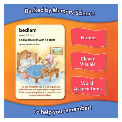 Skillmatics Wordables: Level 3 | Vocabulary Flash Cards for SAT Prep