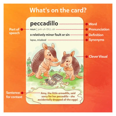 Skillmatics Wordables: Level 3 | Vocabulary Flash Cards for SAT Prep