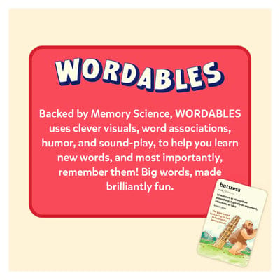 Skillmatics Wordables: Level 3 | Vocabulary Flash Cards for SAT Prep