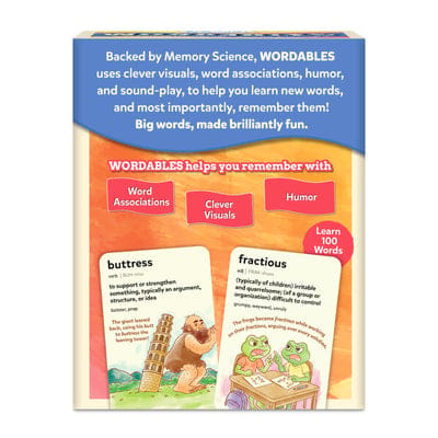 Skillmatics Wordables: Level 3 | Vocabulary Flash Cards for SAT Prep