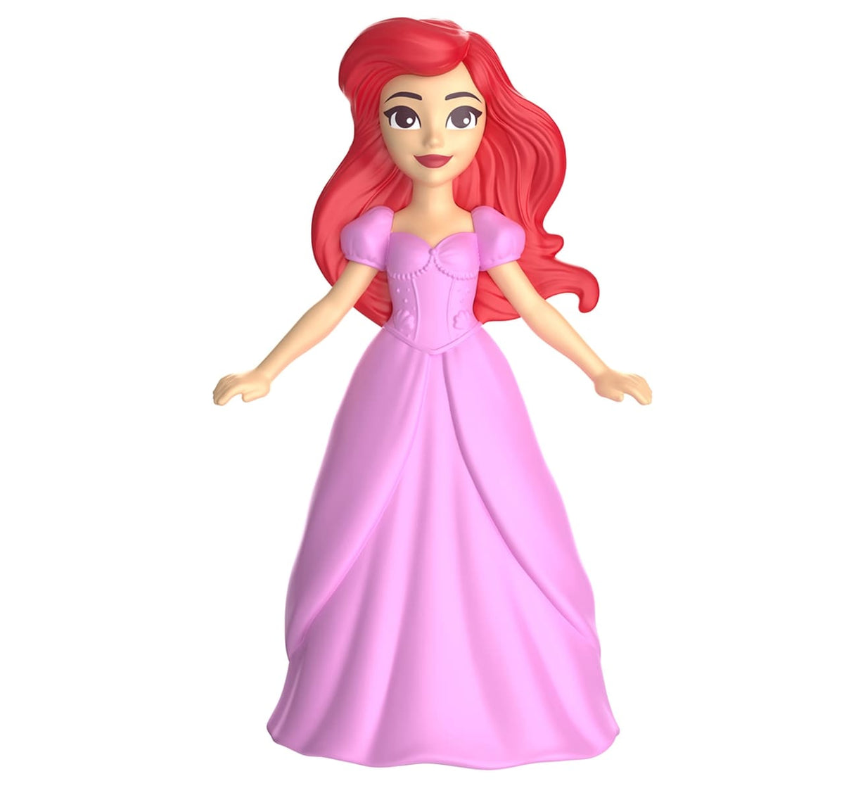 Barbie Disney Princess 'Ariel' Mini Figures Assorted, Ages 3 Multicolour pink
