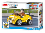 Sluban Pull-Back Yellow Cabrio