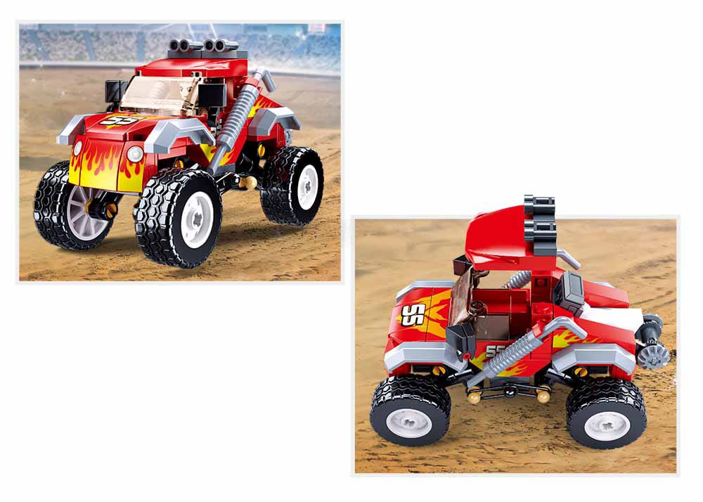 Sluban - Off-road Vehicle Red