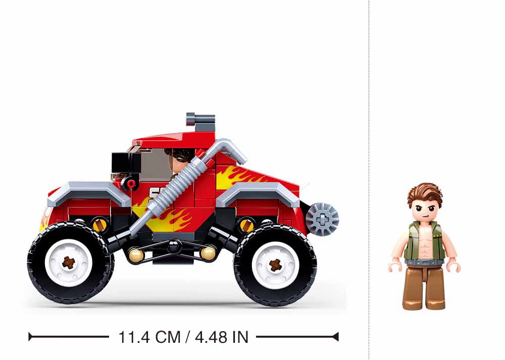 Sluban - Off-road Vehicle Red