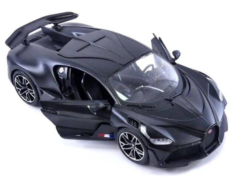 Maisto Diecast Bugatti Divo Matte Black - 1/24